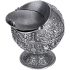 Okrągła popielniczka metalowa w stylu vintage [13220000452]